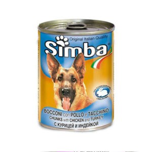סימבה שימורי עוף והודו לכלב 415 גרם-0