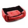 מיטה לכלב פטס-פרוג'קט מידה l צבע אדום נקודות-0