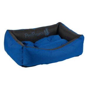 מיטה לכלב דוחת מים פטס-פרוג'קט מידה m צבע כחול עם שחור-0
