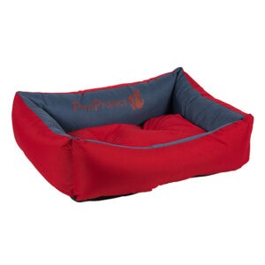 מיטה לכלב דוחת מים פטס-פרוג'קט מידה xl צבע אדום עם כחול-0