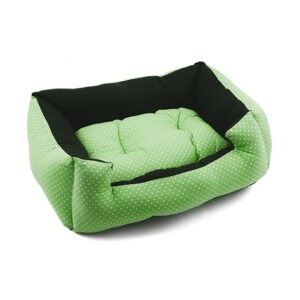 מיטה לכלב פטס-פרוג'קט מידה m צבע ירוק נקודות-0