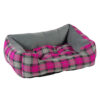 מיטה לכלב פטס-פרוג'קט מידה xl צבע סגול רבועים-0