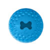 צעצוע לכלב רוגז כדור גומי לעיסה קטן צבע כחול-0