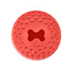 צעצוע לכלב רוגז כדור גומי לעיסה בינוני צבע אדום-0