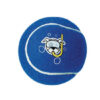 צעצוע לכלב רוגז כדור טניס קטן צבע כחול-0