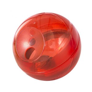 צעצוע לכלב רוגז טאמבלר כדור האכלה צבע אדום-0