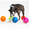 צעצוע לכלב רוגז טאמבלר כדור האכלה צבע כתום-2571