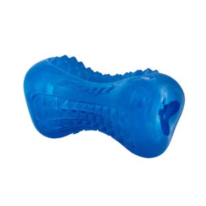 צעצוע לכלב רוגז עצם דנטלית גומי בינונית צבע כחול-0