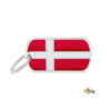 תג שם לכלב - דגל דנמרק-0