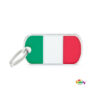 תג שם לכלב - דגל איטליה-0