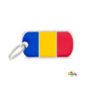 תג שם לכלב - דגל רומניה-0