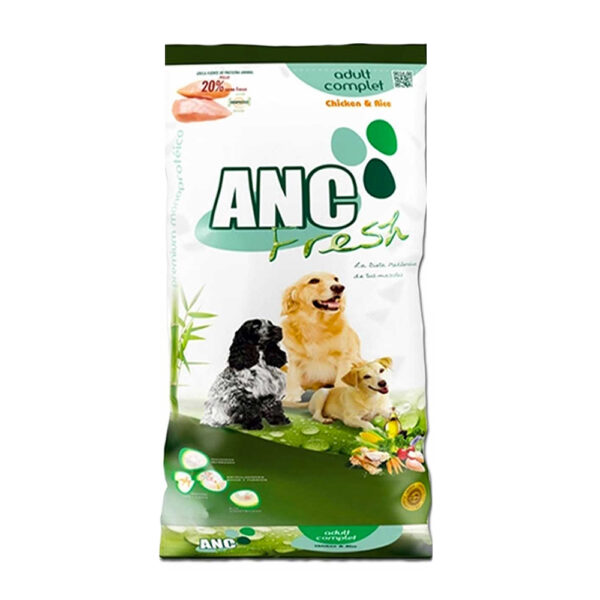 מזון לכלבים anc fresh - איי אן סי פרש בוגר עוף 15 ק"ג-0