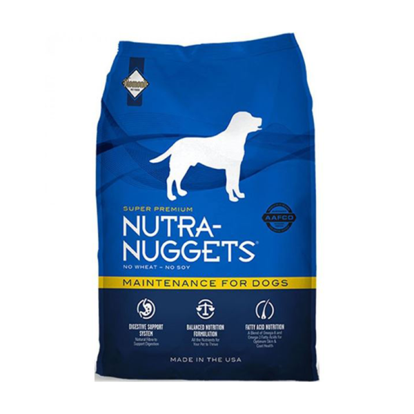מזון לכלבים נוטרה נאגטס בוגר מיינטננס 15 ק"ג-0