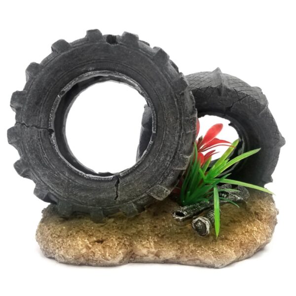 קישוט לאקווריום צמיגים SZ-933 אורך 17 סמ