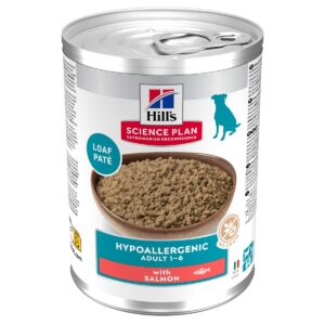 הילס סיינס פלאן Hypoallergenic סלמון לכלבים בוגרים — 363 גרם