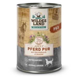 ווילדס לנד PUR לכלבים בוגרים — סוס עם שמן חריע, 400 גרם